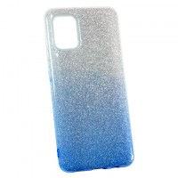 Чехол силиконовый Shine Samsung A71 2020 A715 градиент синий