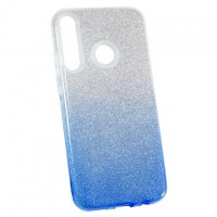 Чехол силиконовый Shine Huawei P40 Lite E, Y7p градиент синий
