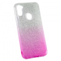 Чехол силиконовый Shine Samsung A11 2020 A115 градиент розовый