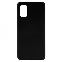 Чехол Silicone Cover Full Samsung A41 2020 A415 черный