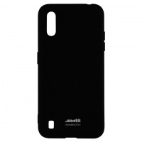 Чехол силиконовый SMTT Silicon Cover Samsung A01 A015, M01 M015 черный