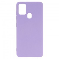 Чехол Silicone Cover Full Samsung A21s 2020 A217 сиреневый
