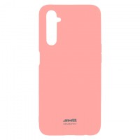 Чехол силиконовый SMTT Silicon Cover Realme 6 розовый