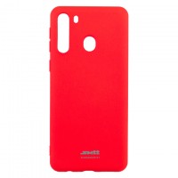 Чехол силиконовый SMTT Silicon Cover Samsung A21 2020 A215 красный