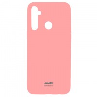 Чехол силиконовый SMTT Silicon Cover Realme 5, 6i, C3 розовый