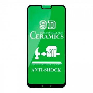 Защитное стекло Ceramics 9D Full Glue Huawei P20 black тех.пакет в Одессе