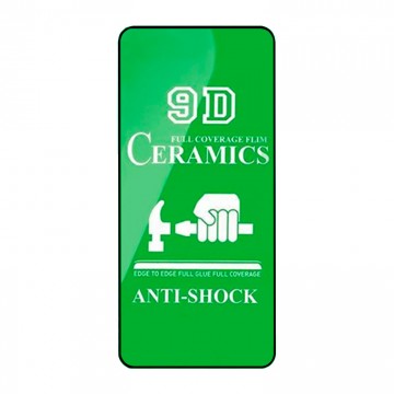 Защитное стекло Ceramics 9D Full Glue Huawei P40 black тех.пакет в Одессе