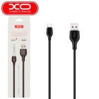 USB кабель XO NB103 micro USB 2m черный