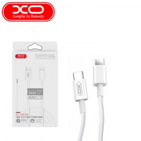 USB кабель XO NB124 Type-C to Type-C 1m белый