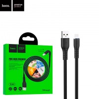 USB кабель Hoco X44 Soft silicone micro USB 1m черный