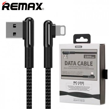 USB кабель Remax Gaming RC-155i Lightning черный в Одессе