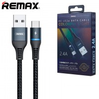 USB кабель Remax Colorful RC-152a Type-C черный