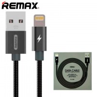 USB кабель Remax Tinned RC-080i Lightning черный