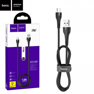 USB кабель Hoco X45 Surplus micro USB 1m черный в Одессе