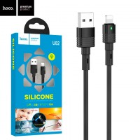 USB кабель Hoco U82 Cool grace Lightning 1.2m черный