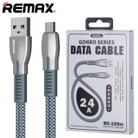 USB кабель Remax Gonro RC-159m micro USB серебристый