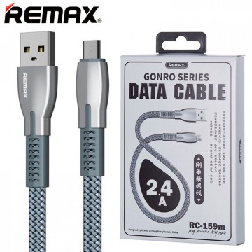 USB кабель Remax Gonro RC-159m micro USB серебристый в Одессе