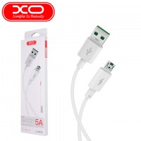 USB кабель XO NB119 micro USB 1m белый