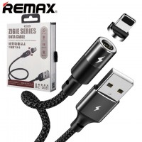 USB кабель Remax Zigie RC-102i Lightning черный