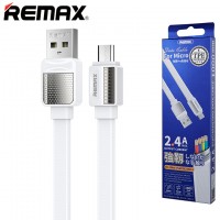 USB кабель Remax Platinum RC-154m micro USB белый