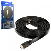 Кабель HDMI-HDMI ″Пластик″ 1.5m черный