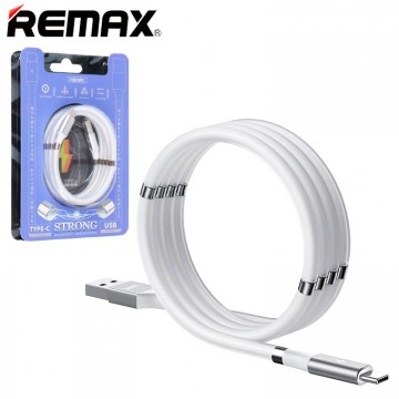 USB кабель Remax Magnetic-storing RC-125a Type-C белый в Одессе