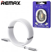 USB кабель Remax Magnetic-storing RC-125i Lightning белый