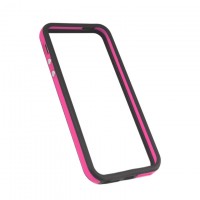 Чехол-бампер Apple iPhone 5 Bumpers черно-розовый