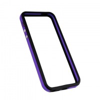 Чехол-бампер Apple iPhone 5 Bumpers черно-фиолетовый