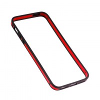 Чехол-бампер Apple iPhone 5 Bumpers Slim черно-красный