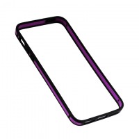 Чехол-бампер Apple iPhone 5 Bumpers Slim черно-фиолетовый