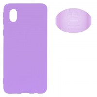 Чехол Silicone Cover Full Samsung A01 Core A013 сиреневый