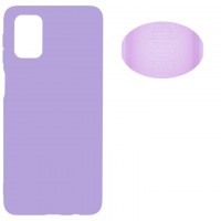 Чехол Silicone Cover Full Samsung M31s M317 сиреневый