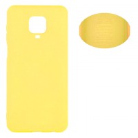 Чехол Silicone Cover Full Xiaomi Redmi Note 9S желтый