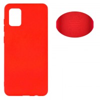 Чехол Silicone Cover Full Samsung A51 2020 A515 красный