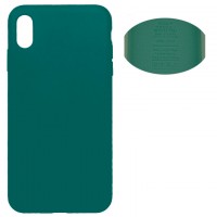 Чехол Silicone Cover Full Apple iPhone XS Max зеленый