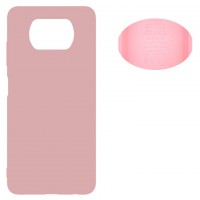 Чехол Silicone Cover Full Xiaomi Poco X3 NFC, X3 Pro розовый