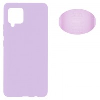 Чехол Silicone Cover Full Samsung A42 5G A426 сиреневый