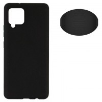 Чехол Silicone Cover Full Samsung A42 5G A426 черный