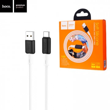 USB кабель Hoco X48 Soft Type-C 1m белый в Одессе