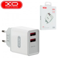 Сетевое зарядное устройство XO L31 2USB 2.4A white