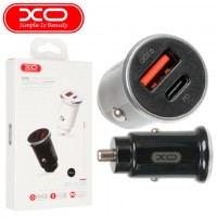 Автомобильное зарядное устройство XO CC25 1USB PD+QC3.0 black