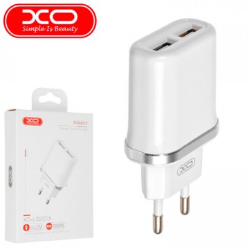 Сетевое зарядное устройство XO L52 2USB 2.1A white в Одессе