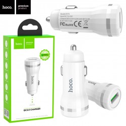 Автомобильное зарядное устройство Hoco Z27A QC2.0 QC3.0 1USB white