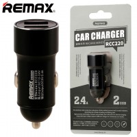 Автомобильное зарядное устройство Remax RCC220 2USB 2.4А black