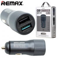 Автомобильное зарядное устройство Remax RCC221 2USB 2.4А QC3.0 silver