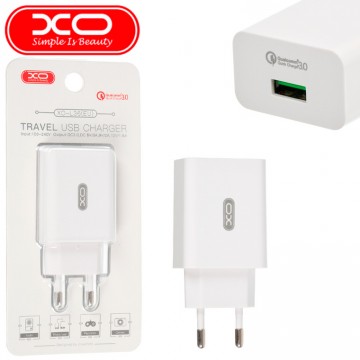 Сетевое зарядное устройство XO L36 QC3.0 1USB 3A white в Одессе