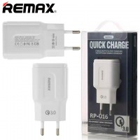 Сетевое зарядное устройство Remax RP-U16 QC3.0 1USB 3A white