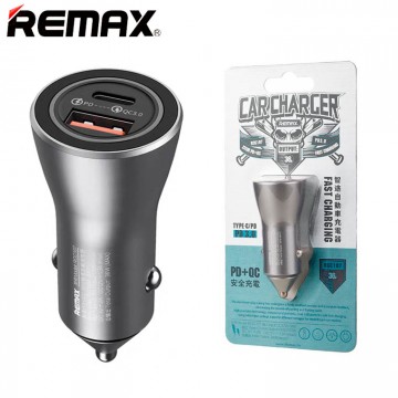 Автомобильное зарядное устройство Remax RCC107 1USB PD+QC3.0 silver в Одессе