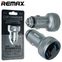 Автомобильное зарядное устройство Remax RCC229 2USB 4.8A gray